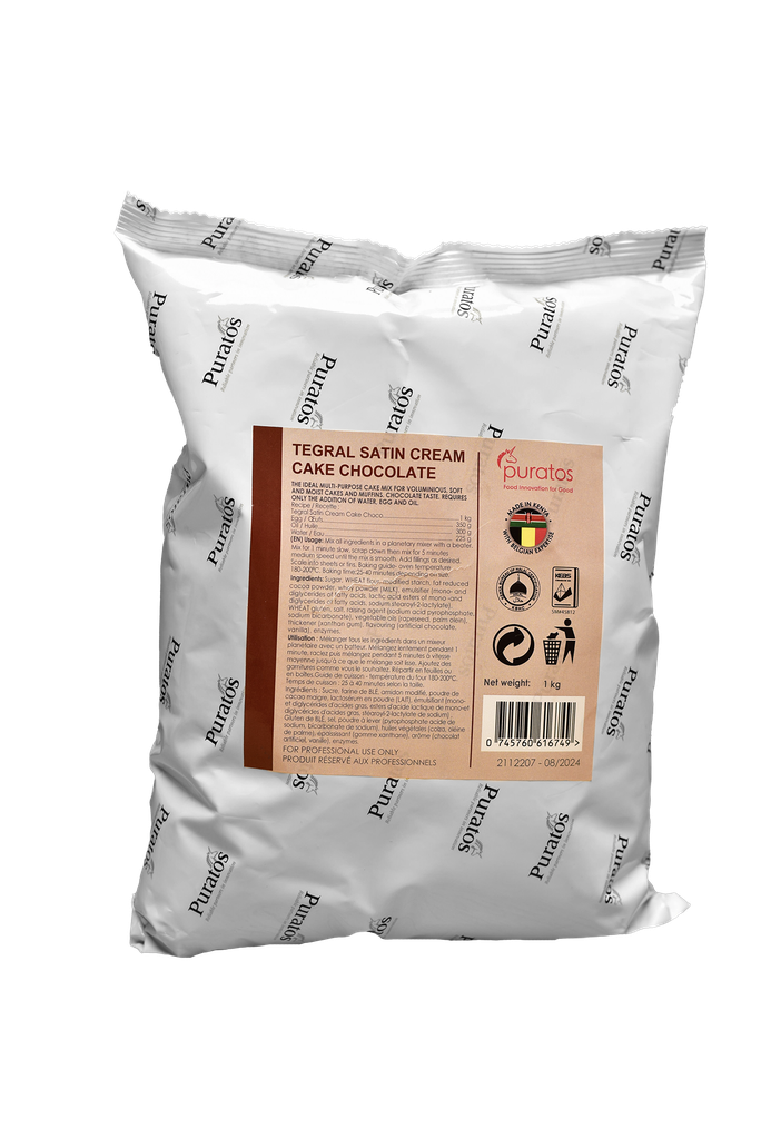 Tegral Satin Cream Cake Chocolate Bag 1Kg