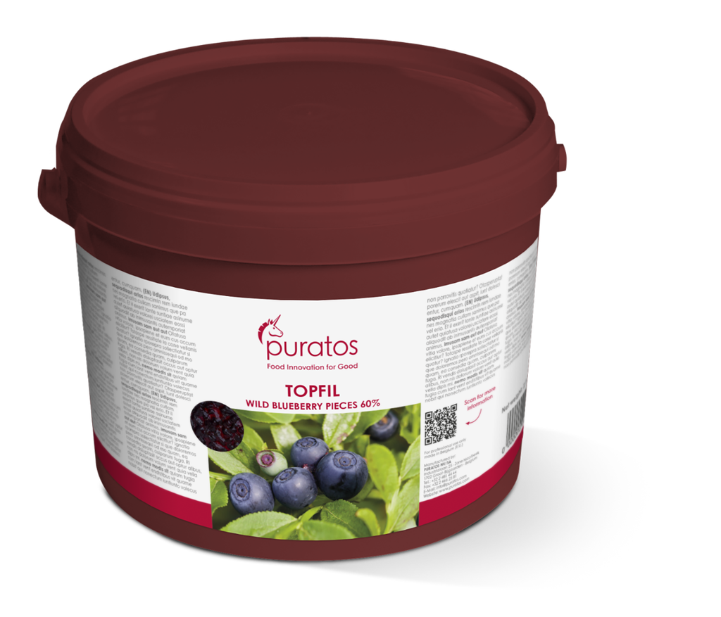 TOPFIL WILD BLUEBERRY 60% BUCKET 5KG